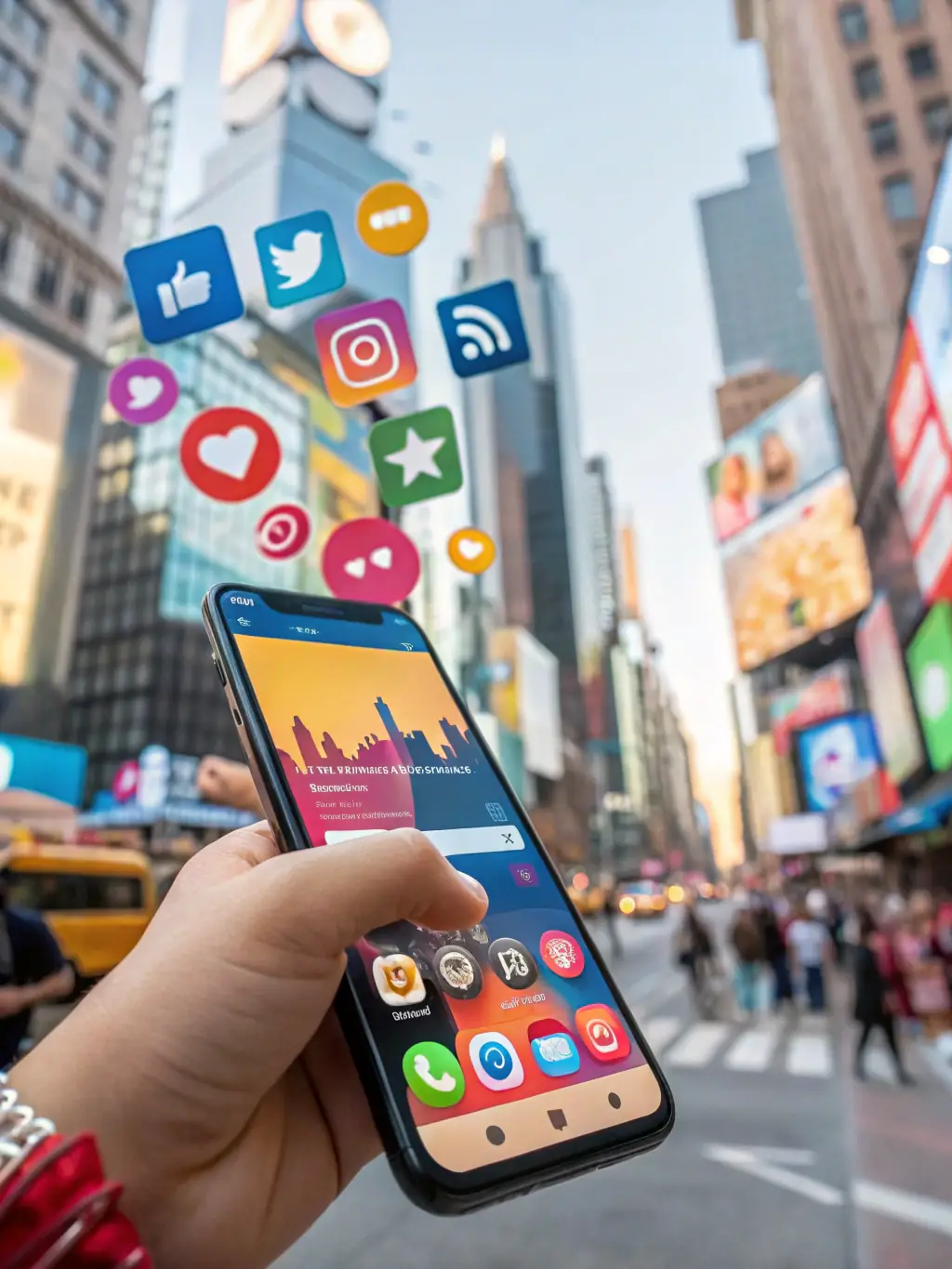A vibrant social media feed showcasing engaging content and community interaction, representing Stickymelon's social media marketing capabilities.